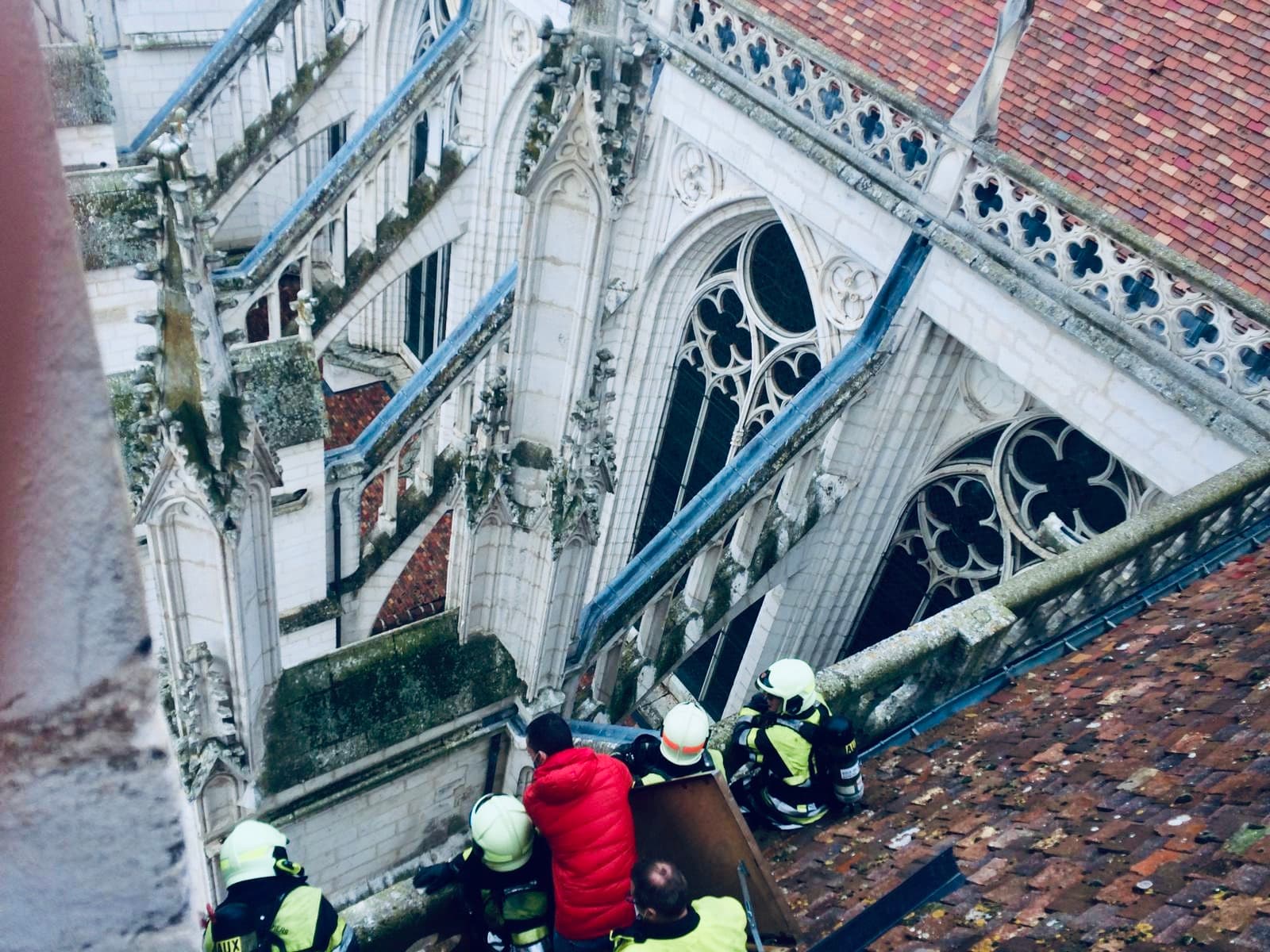 Rénovation toiture — Abbaye Saint-Germain